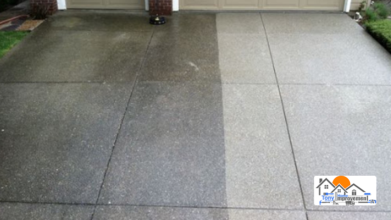 Driveway Power Washing – Tony da Silva Services