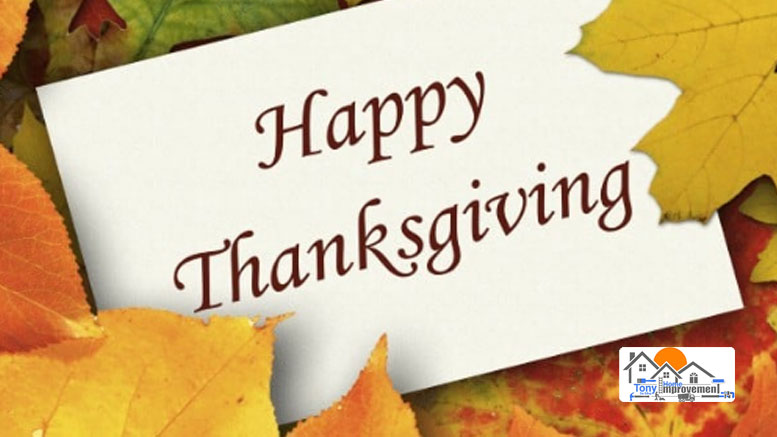 Happy Thanksgiving! – Tony da Silva Services