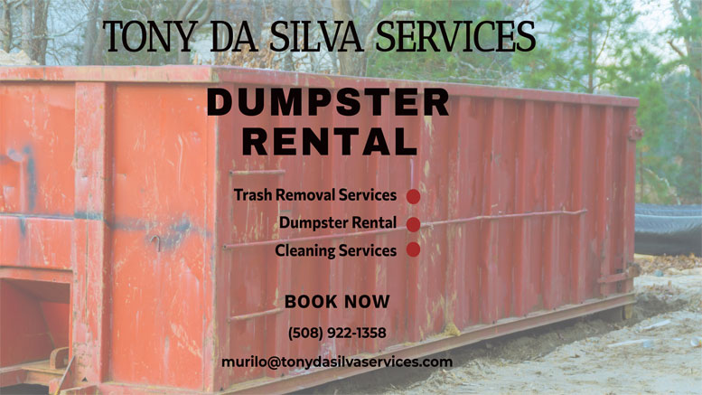 Get your space back in order with the top-notch trash removal services and dumpster rental from Tony da Silva Service